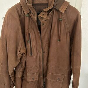 Men's Brown Leather Jacket